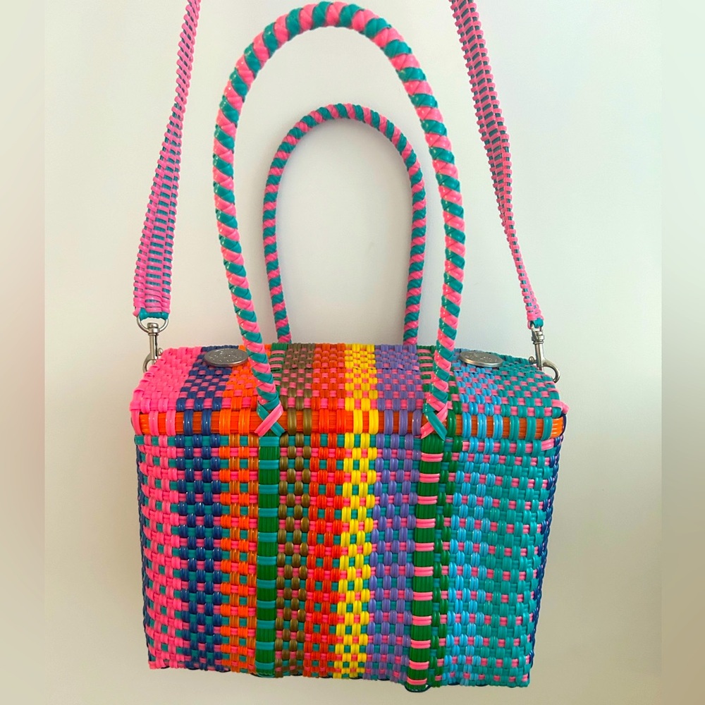 El Cholo’s Kid Small Multi Color recycled plastic crossbody bag